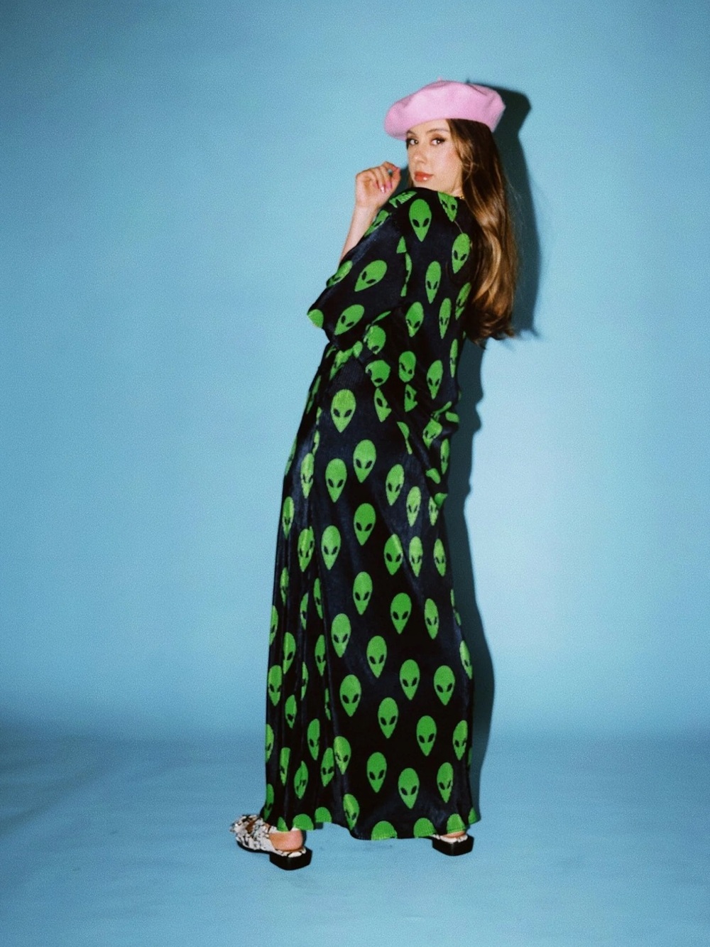 Dressed in Lala Alien Plissé Two-Piece Set